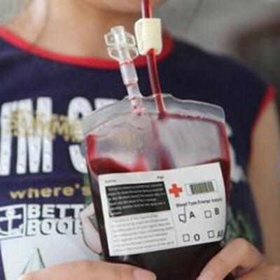 

〖Follure〗10PCS Blood Bag Drink Container Clear Food Grade PVC 350ml Halloween Party