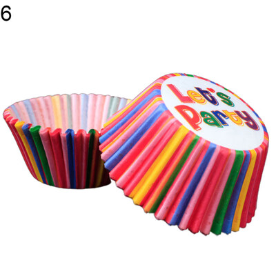 

100Pcs Lovely Cupcake Cake Liner Baking Cup Muffin Dessert Holder Kitchen Decor