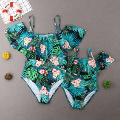 

Mother Daughter Baby Girls Tankini Swimsuit Bikini Swimming Costume Swimwear Set