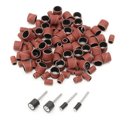 

100pcs Drum Sanding Kit Fit For Rotary Tools With 4pcs Mandrels