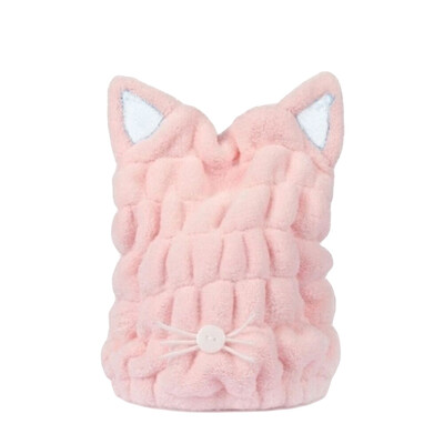 

〖Follure〗Hair Turban Quickly Dry Hair Hat Wrapped Towel Bathing Cap