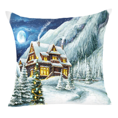 

Siaonvr Christmas Pillow Cover Decor Pillow Case Sofa Waist Throw Cushion Cover