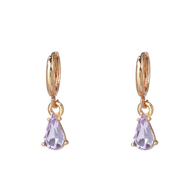 

cute endless crystal hoop earrings for women girls cartilage Geometric earring hoop earrings cz jewelry party gift