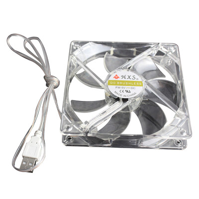 

120mm 12V 3-4Pin 15LED Lighting PC Case Fan Cooler Computer Cooling Fan