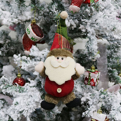 

Cute Santa Claus Snowman Tree Toy Doll Hang Merry Christmas Ornaments Christmas Gift Christmas Decorations For Home New Year