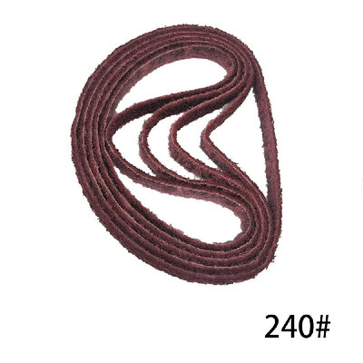 

10 PCS 533 x 10mm 600 Grits Polishing Nylon Belt Sand Belt for Stainless Steel Wood Polishing Deburring