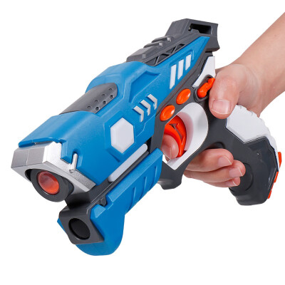 

CAN HUI childrens toy gun cs electric sound vibration infrared toy gun double gun set 9380