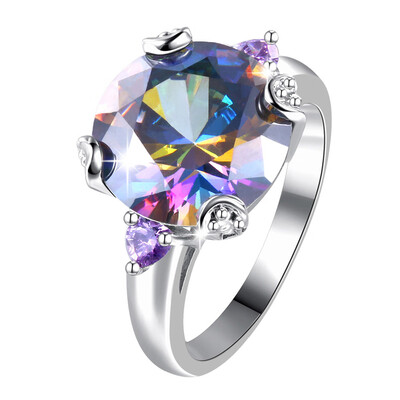 

Vintage Rings For Women Engagement Creative Jewelry Ring Large Hollow Jewellery