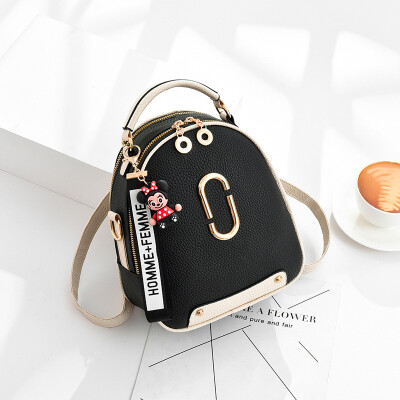 

Female bag 2019 new bag PU leather female Korean version of the atmosphere womens bag slung shoulder shoulder bag