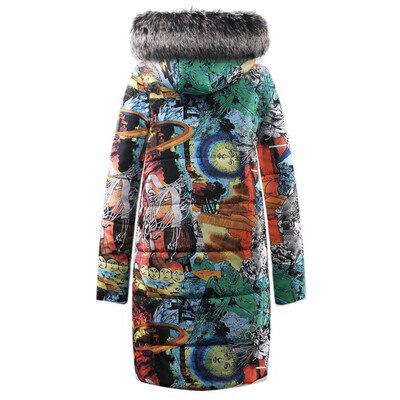 

Toponeto Womens Winter Long Down Cotton Ladies Parka Hooded Coat Quilted Jacket Outwear