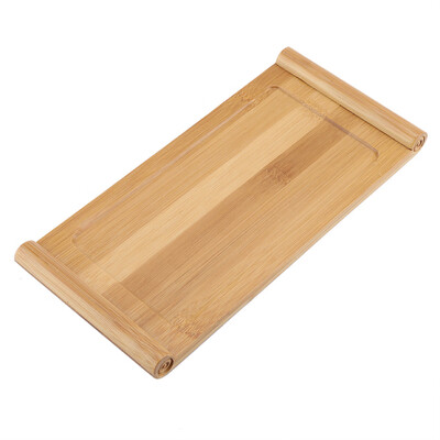 

Greensen Bamboo Tea Tray Cup Plate Food Dessert Serving Tray Kung Fu Tea AccessoryTea Tray Serving Plate