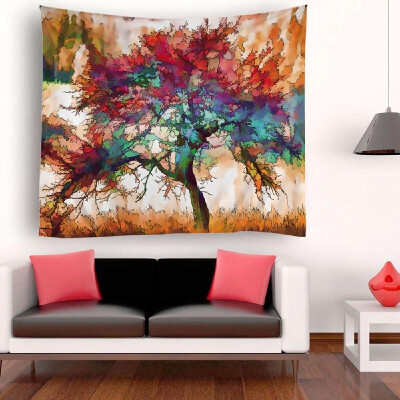 

Tapestry Wall Hanging Tree Flowers Tapestries Wall Decorative Tapestry for Bedroom Living Room Dorm 512"X591