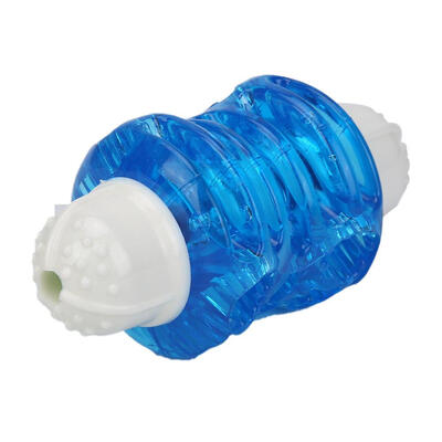 

Pet Dog TPR Rubber Squeak Toy Dog Puppy Chew Bite Molar Cleaning Tooth Toys