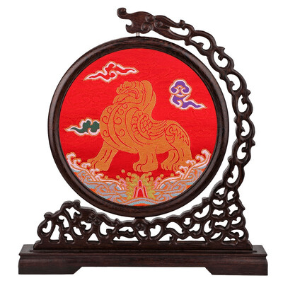 

Chicken wing wooden screen decoration Chinese style gift Chinese specialty crafts