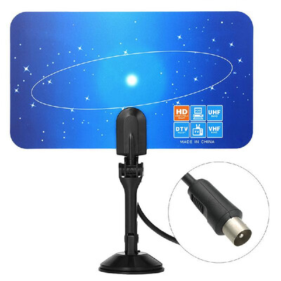

Indoor Digital TV Antenna PAL Standard 1080p Analog VHF UHF Digital Signal IEC Connector for HDTV DTV Only for Vietnam Malaysi