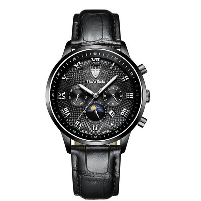 

TEVISE T846B Man Watch Big Dial Mechanical Watch Automatic Watch Skeleton Design Watch Self-Wind Mechanical Watch Automatic Wristw