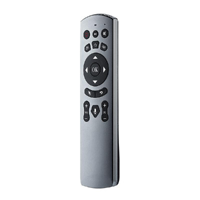 

Air Mouse Voice Remote Control 24G Wireless Aluminum Alloy Air Mouse Remote Control TK808 Grey
