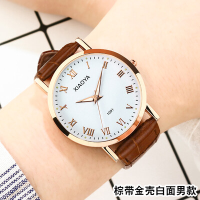 

Womens watch waterproof fashion 2019 new trend student leisure couple watch Korean version of simple atmospheric womens watch