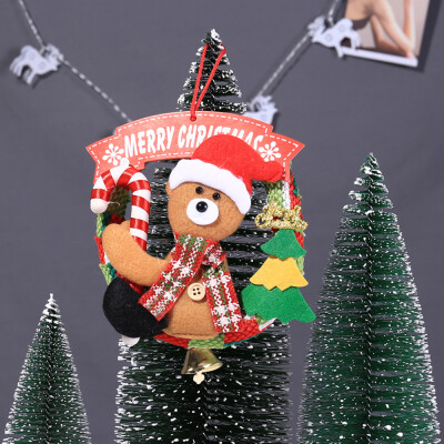 

Tailored Mini Christmas Wreath Decor Xmas Party Door Wall Hanging Garland Tree Ornament