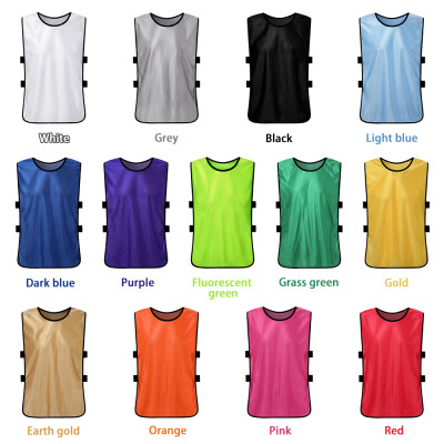 

12 PCS Kids Soccer Pinnies Quick Drying Football Jerseys Youth Sports Scrimmage Practice Sports Vest Team Training Bibs