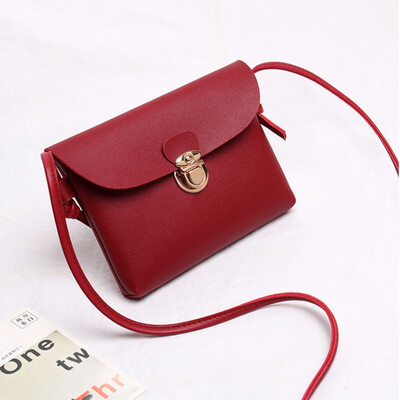 

Bags For Women 2019 Fashion Girls Casual Faux Leather Shoulder Bag Tote Messenger Zipper Candy Solid Color Satchel Handbag