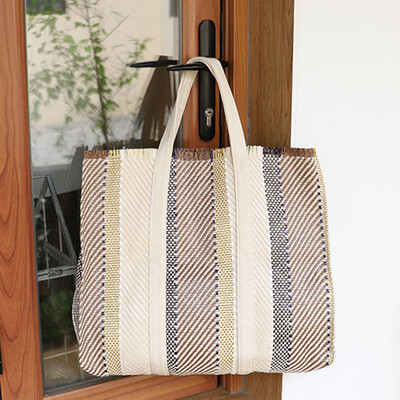

Tailored Womens Fashion Woven Large Shoulder Bag Large Capacity Folding Handbag Wild