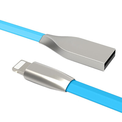 

Hot Sell Metal Head 3D USB Charge Flat Cable Micro Type c Data Cable For IphoneAndriod