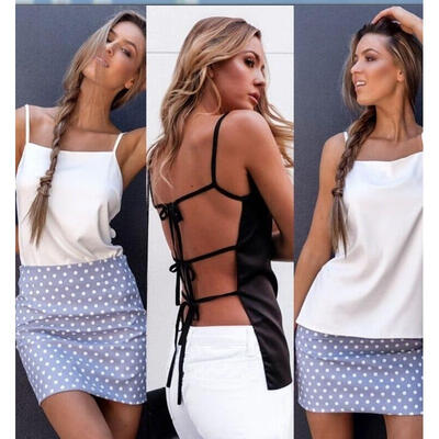 

Sexy Women Summer Vest Top Sleeveless Blouse Casual Tank Tops T-Shirt