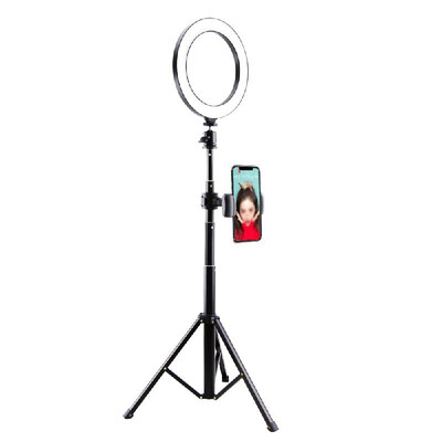 

Tripod Phone Selfie Stick Live Bracket USB Round Fill Light Lamp Complementary Light Set