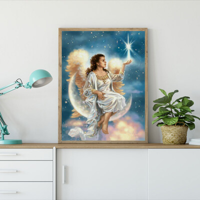 

Gobestart Embroidery Paintings Rhinestone Pasted DIY Diamond Painting Cross Stitch