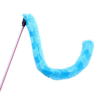 

Cat Durable Long Colorful Plush Strip With Bell The Plush Strip Is Soft Interactive Pet Toys Teaser Wand Toy