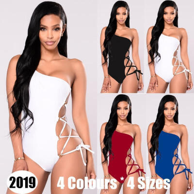 

2019 Women Sexy Padded Push Up Beachwear Monokini Swimsuit Swimwear Bikini