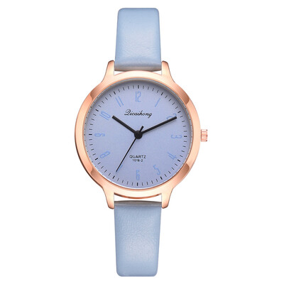 

Watch ladies fashion trend quartz watch European&American simple wind PU belt watch