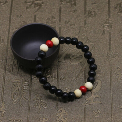 

6mm8mm Wood Beaded Bracelet Fashion Jewelry Stretch Bangle Gift For Men Women