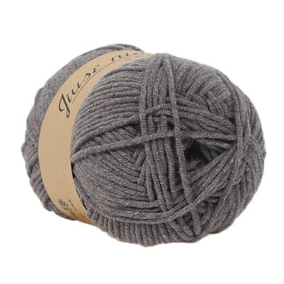

Toponeto 1PC 50g Chunky Colorful Hand Knitting Baby Milk Cotton Crochet Knitwear Wool A