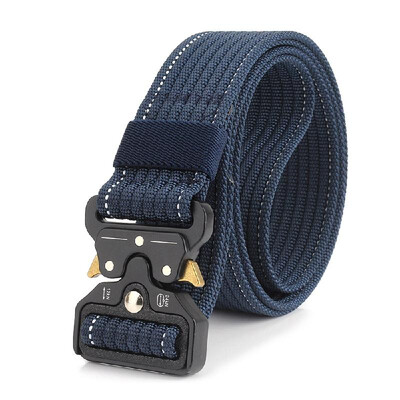 

38cm Multifunctional Tactical Belt Outdoor Military Training Drilling Rappelling Men Waistband Thickened Nylon Durable Belt