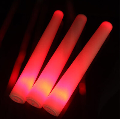 

FUNNYBUNNY LED Flashing Light Effect Sticks Color Changing Foam Baton Strobe for Party Supplies Festivals Birthdays Children To