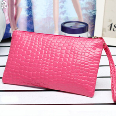 

Women Fashion Faux Leather Purse Mini Handbag Cash Coin Storage Long Wallet