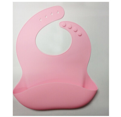 

Silicone waterproof pocket creative waterproof stereo Bib bib food grade baby food bag