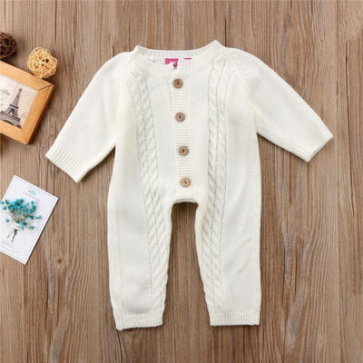 

Newborn Kid Baby Boy Girl Infant Romper Playsuit Bodysuit Cotton Clothes Outfits