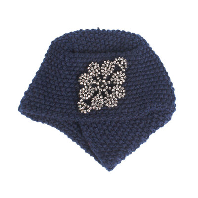 

Tailored Women Ladies Winter Knitting Hat Turban Brim Hat Cap Pile Cap BG