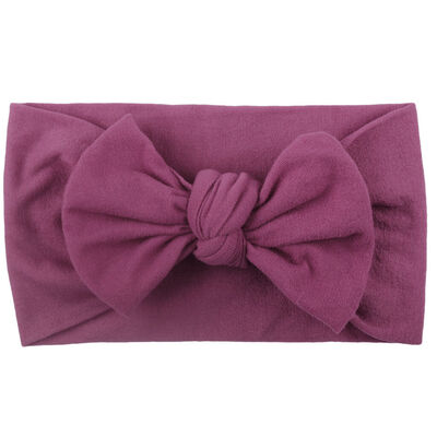 

Baby Tie Bow Pom Pom Head Wrap Turban Top Knot Headband Newborn Girl Accessories