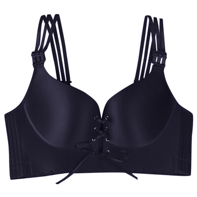 

Toponeto Womens Plus Size Adjustable Sports Extra-Elastic Breathable Lace Trim Bra