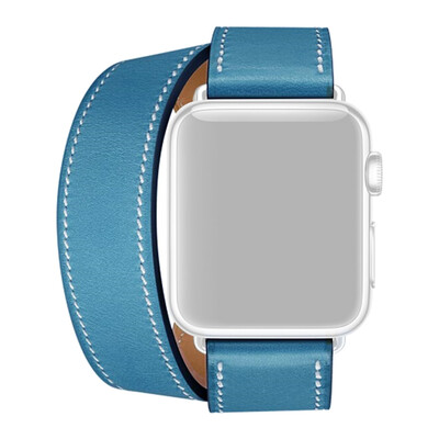 

〖Follure〗Double Leather Wristband Bracelet Replacement Strap For Apple Watch 1234 4244mm