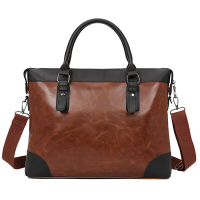 

Retro Fashion Leisure Mens Bag Korean Handbag Mens Briefcase Bag 2019 Single Shoulder Bag Slant Bag