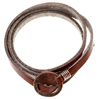 

Vinatge Multilayer 65cm Length Leather Bracelet For Men Women Unisex
