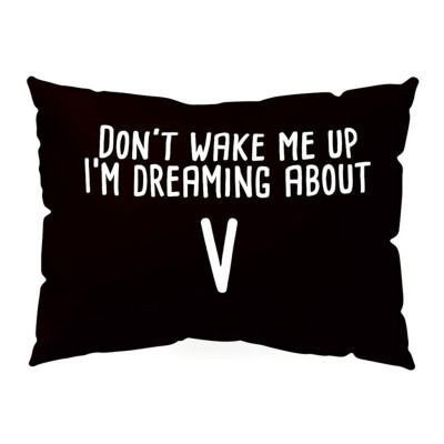 

〖Follure〗KPOP Pillow Case DONT WAKE ME UP Rectangle Cushion Cover Home Decor Get up sofa