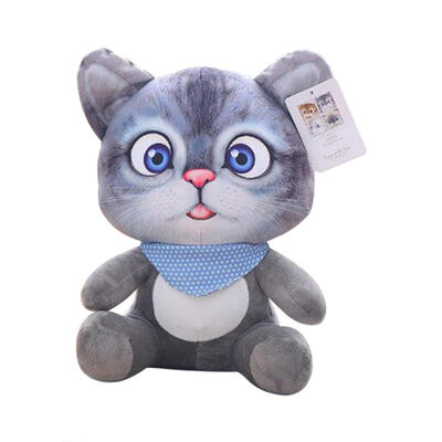 

Cute Short Plush Cat Toys Lovely Stuffed Animal Kids Cartoon Cat Doll Gift
