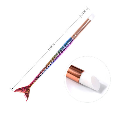 

〖Follure〗1pcs Silicone Nail Art Dotting Manicure Painting Drawing Polish Brush Pen Tool