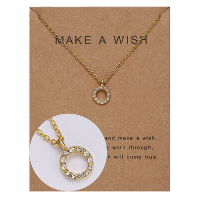 

Fashion Gold-color Butterfly Pendants Chain Necklace Alloy Clavicular Bones Circle Heart Waterdrop Short Choker Necklace Jewelry